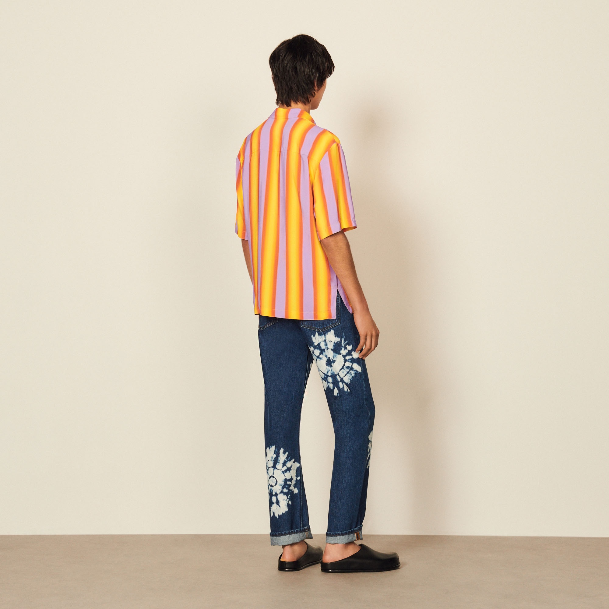 Striped flowing shirt - 3