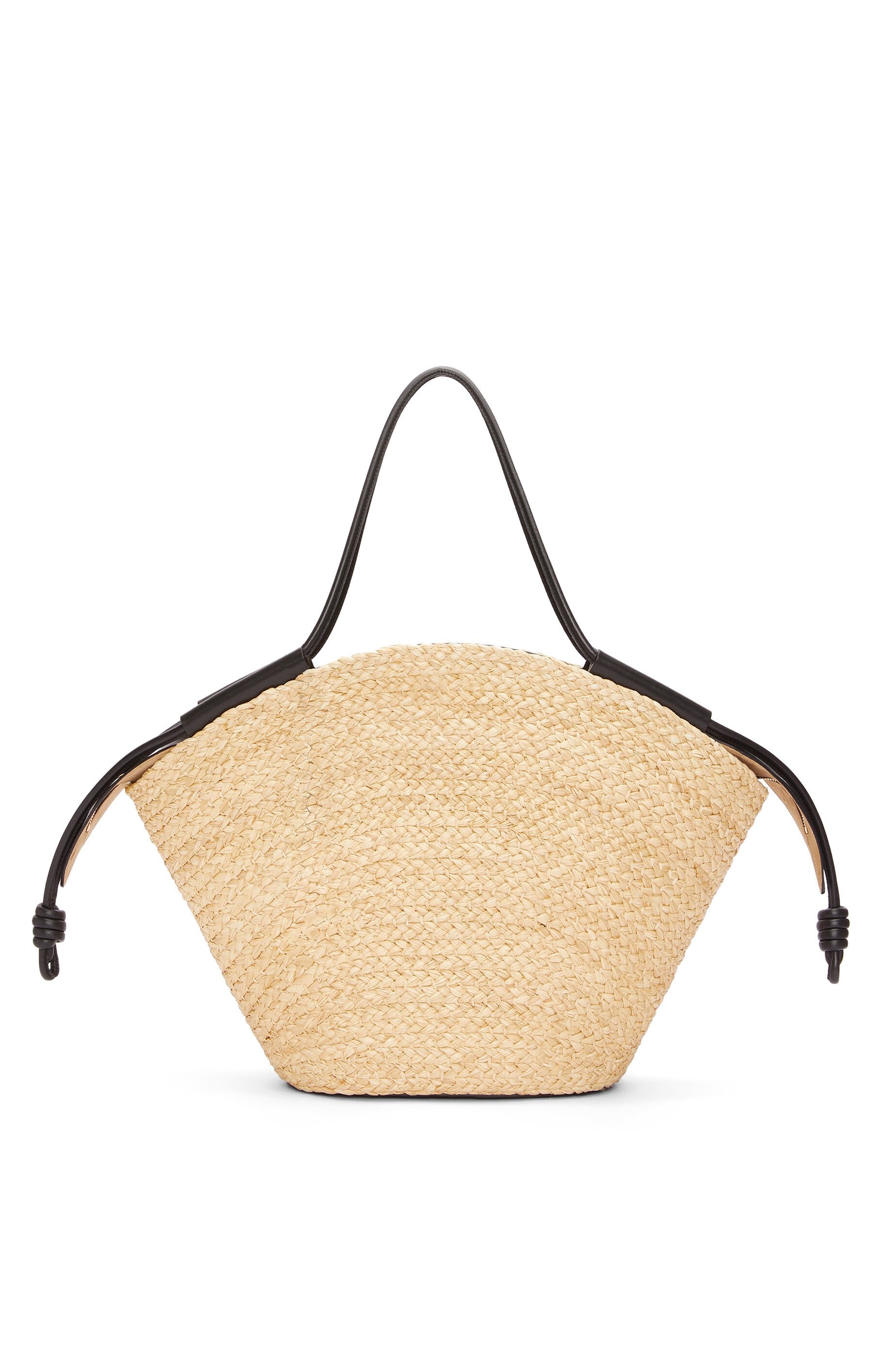 LOEWE Paseo ラフィア スモール トートバッグ レザートリム LOEWE Paseo Small leather-trimmed raffia tote | NET-A-PORTER