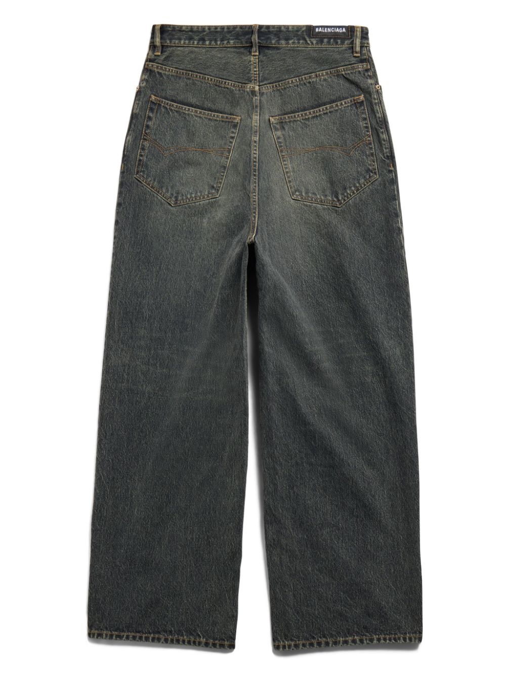 low-rise wide-leg jeans - 6