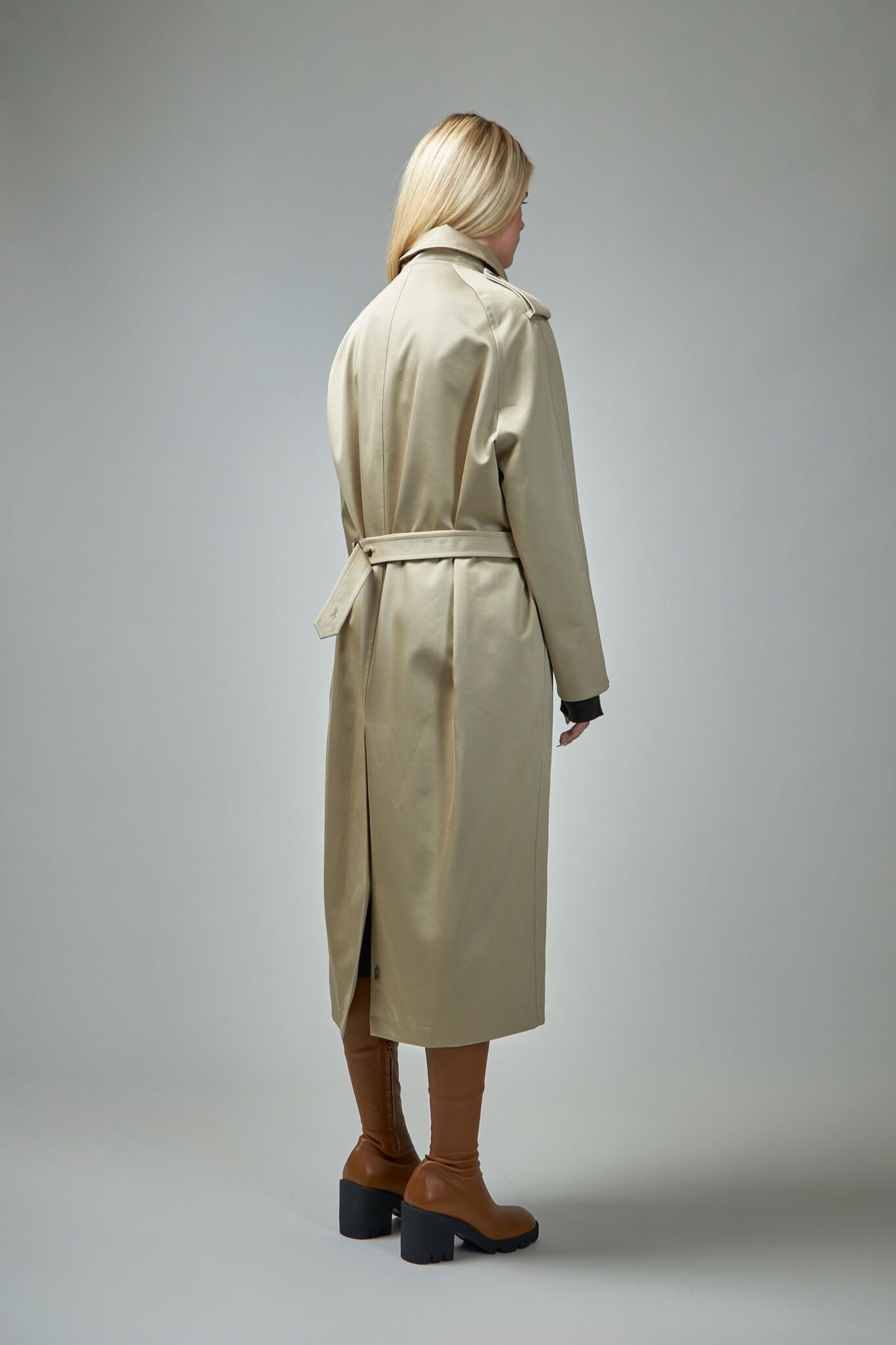 Oblique Trench Coat - 3