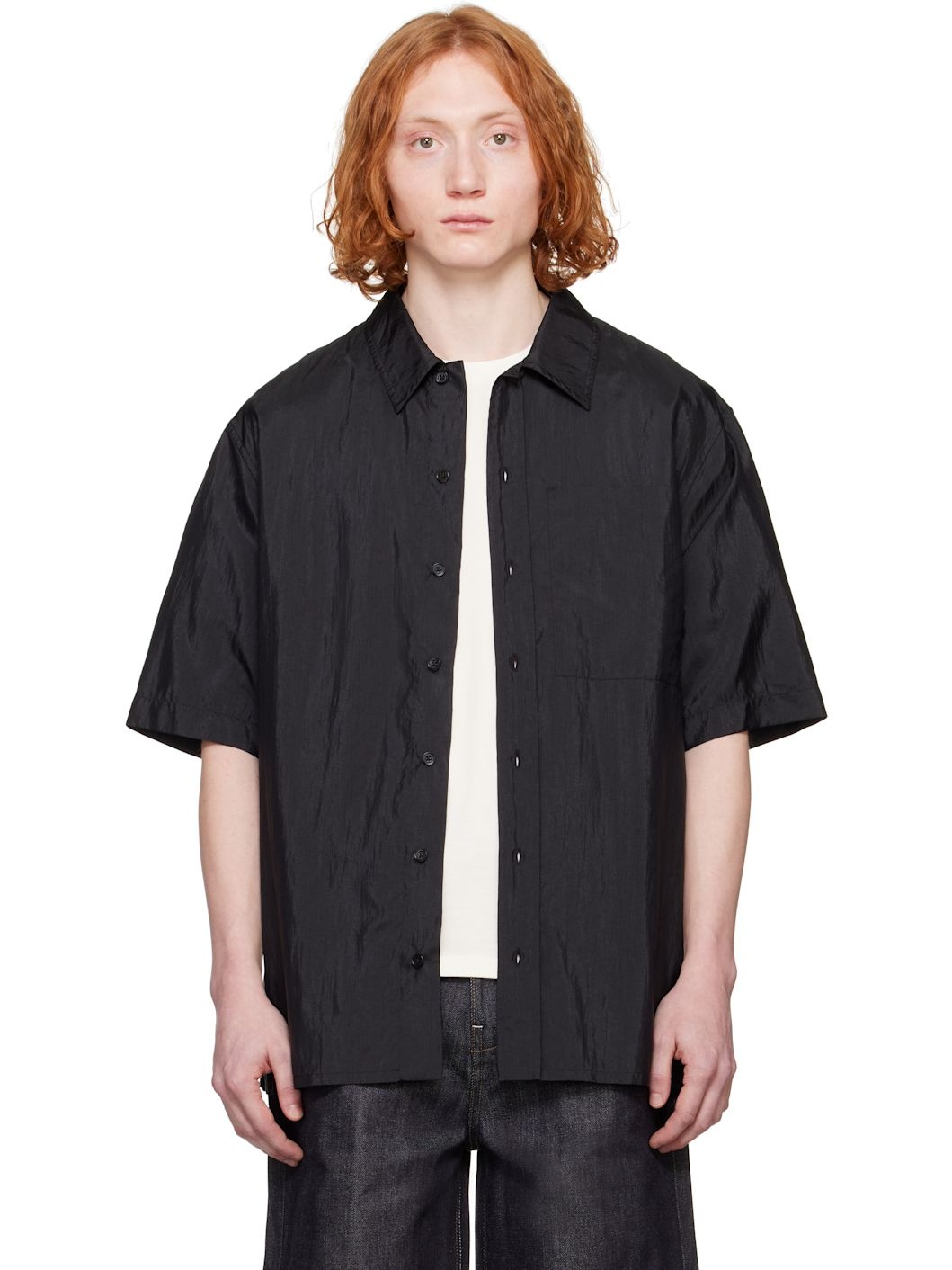 Black Canvas Shirt - 1
