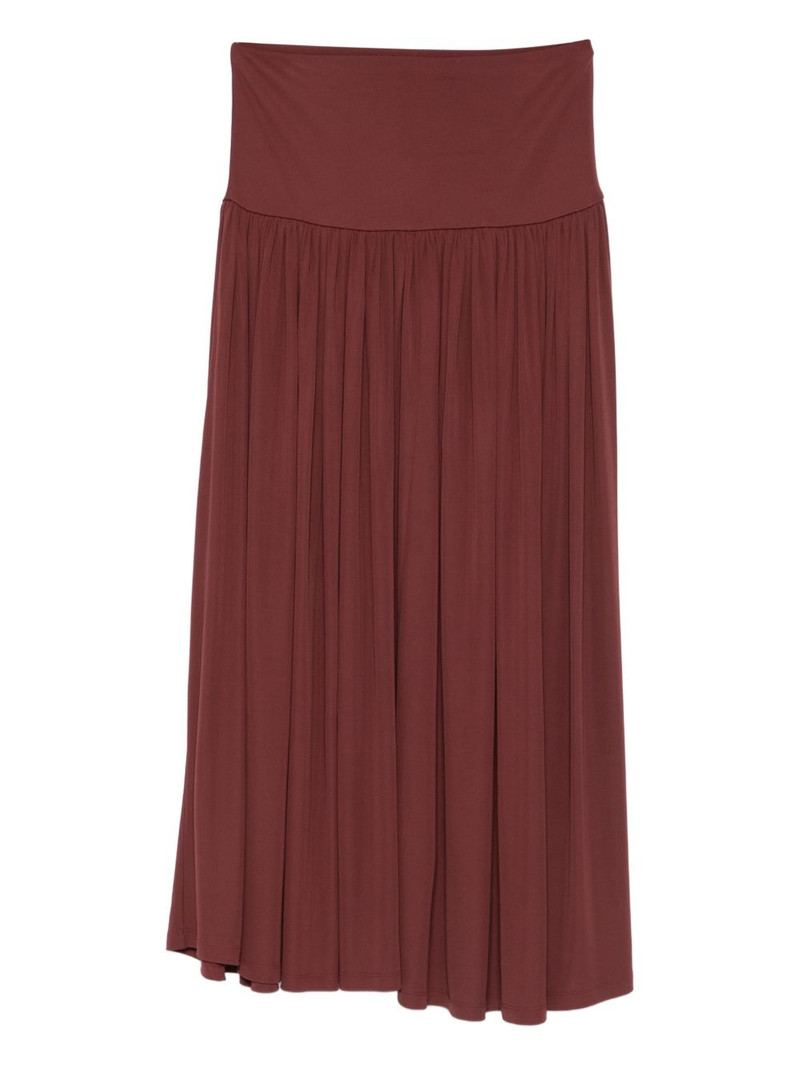 gathered maxi skirt 1