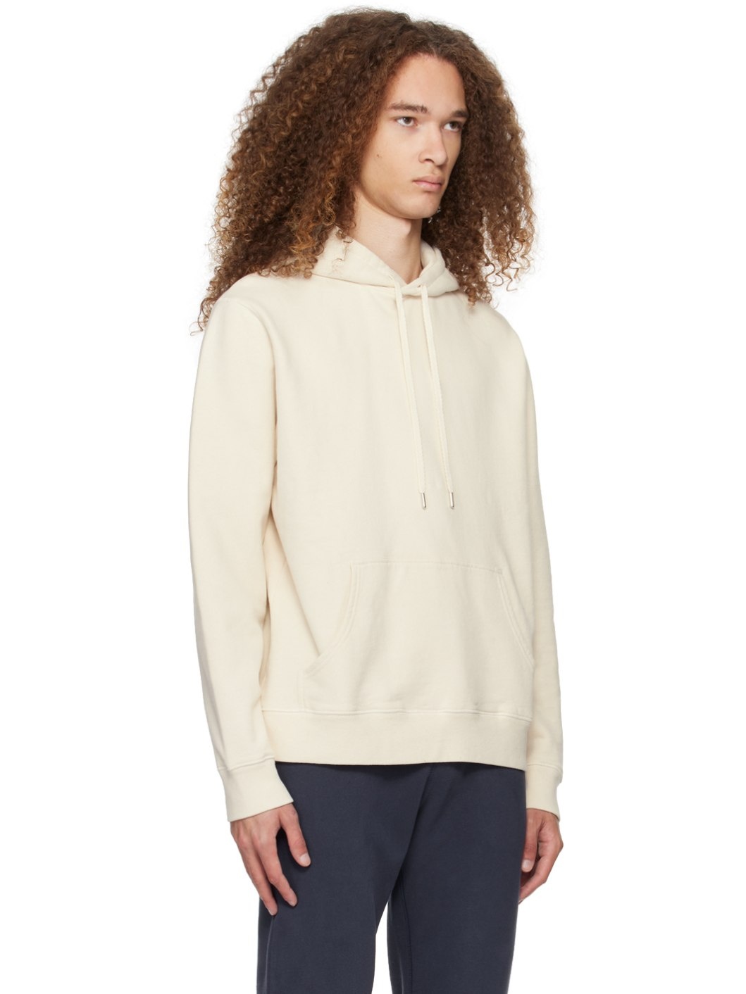 Off-White Drawstring Hoodie - 2