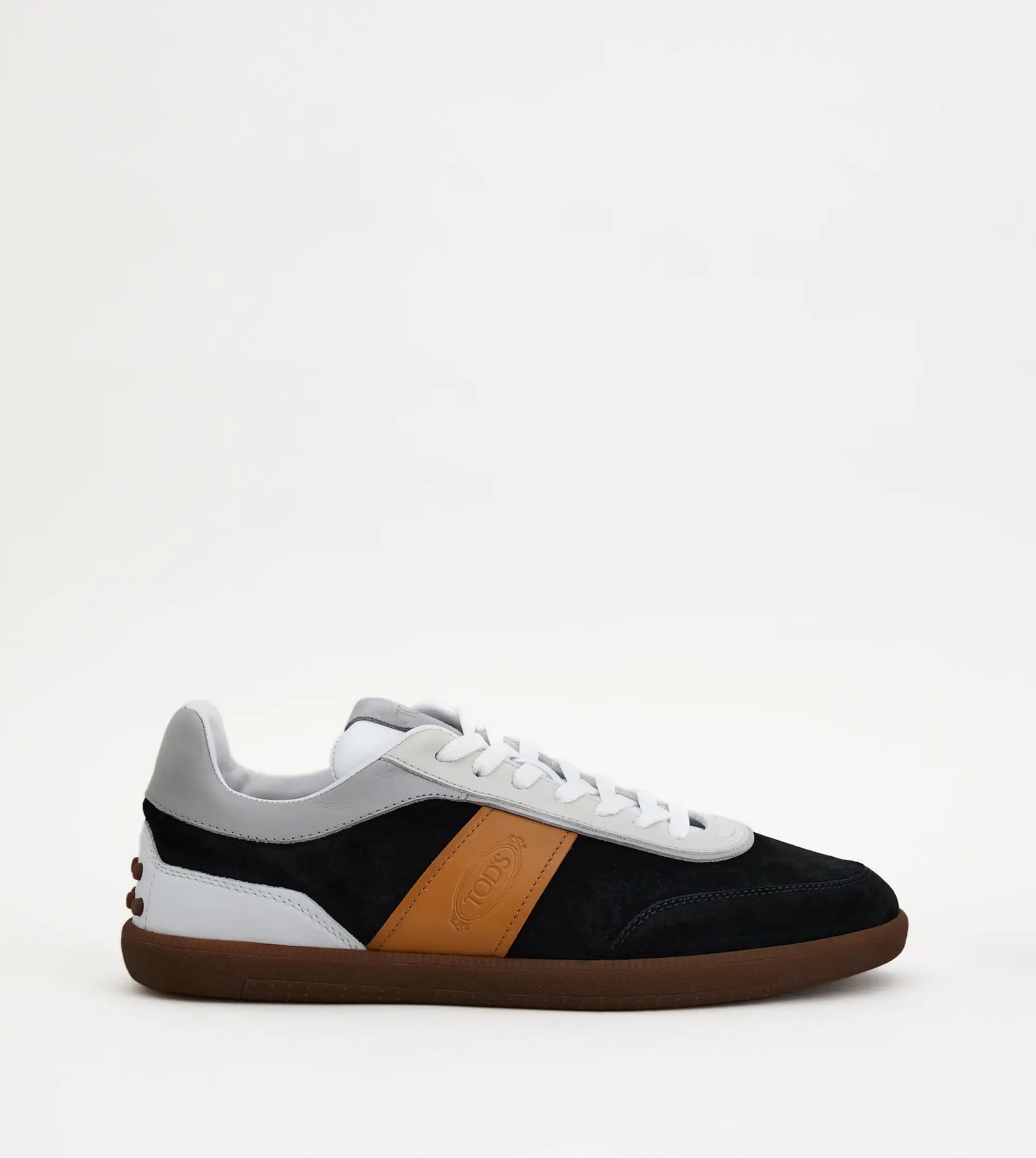 TOD'S TABS SNEAKERS IN SUEDE - BLACK, BROWN, GREY - 1