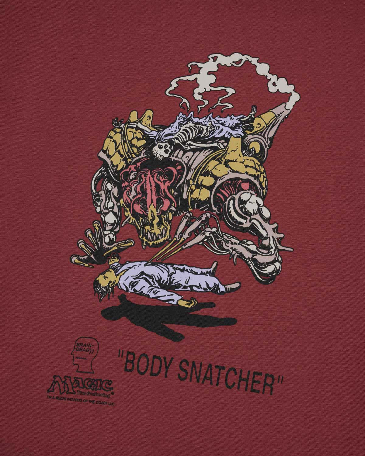 Brain Dead x Magic: The Gathering Body Snatcher T-shirt - Maroon - 2