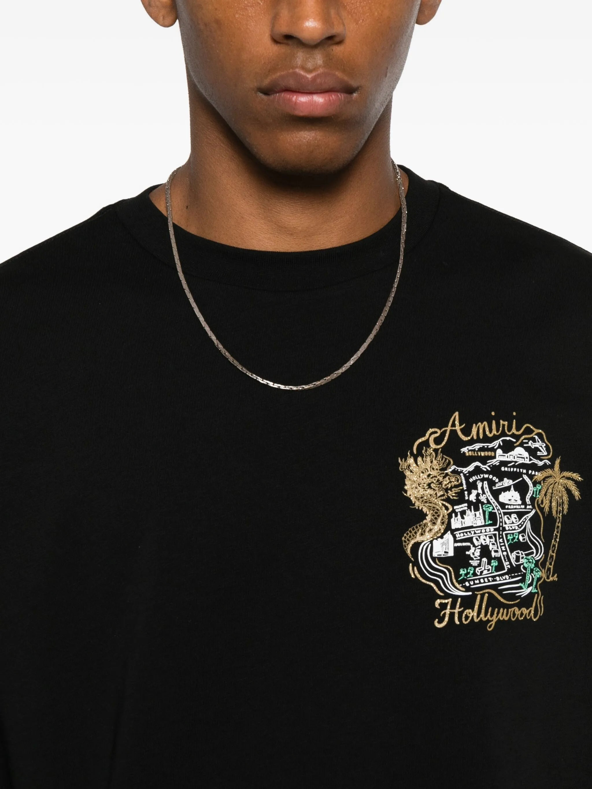 Amiri Embroidered Short-sleeve T-shirt - 3