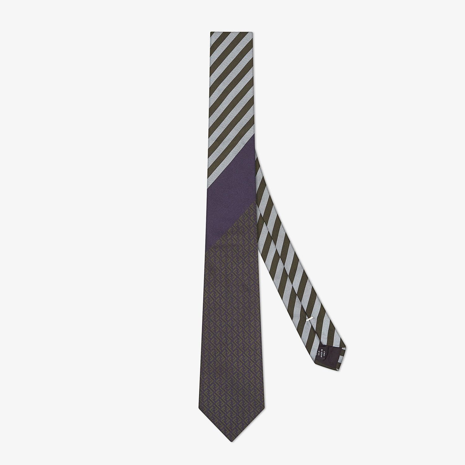 Multicolor silk tie - 1