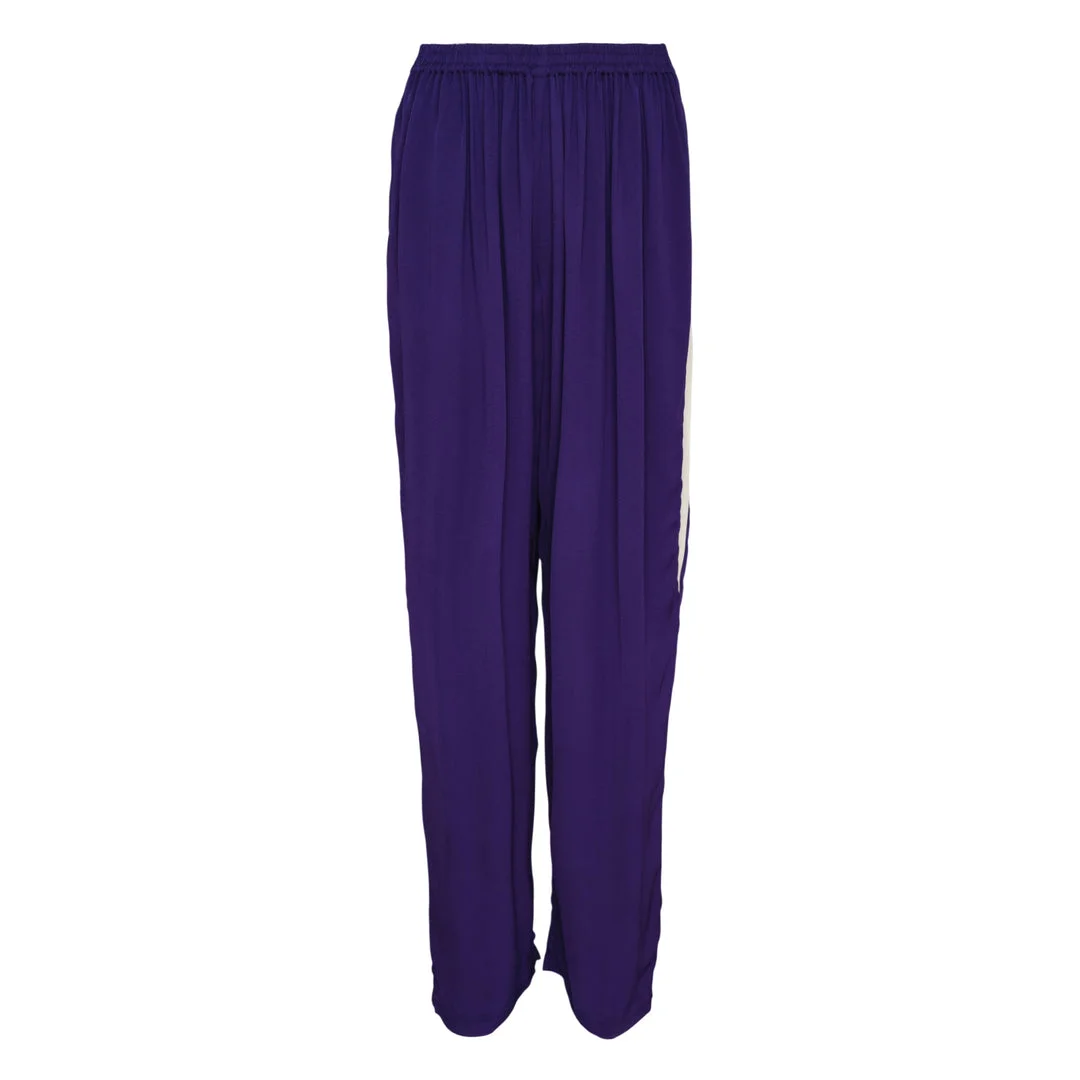 Straight Viscose Cady Pants - 1