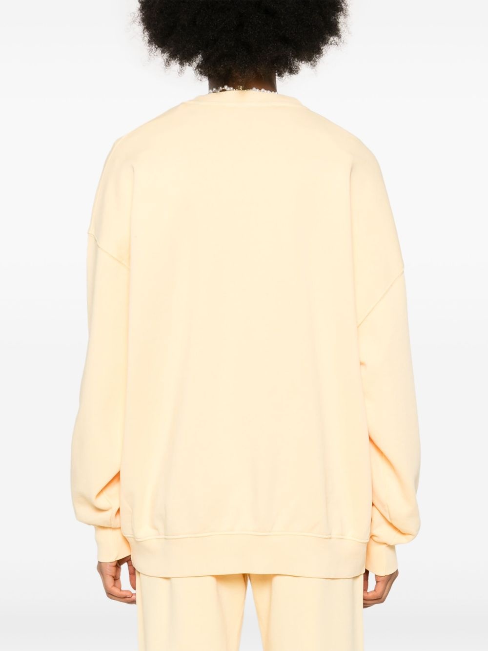 logo-embroidered sweatshirt - 4