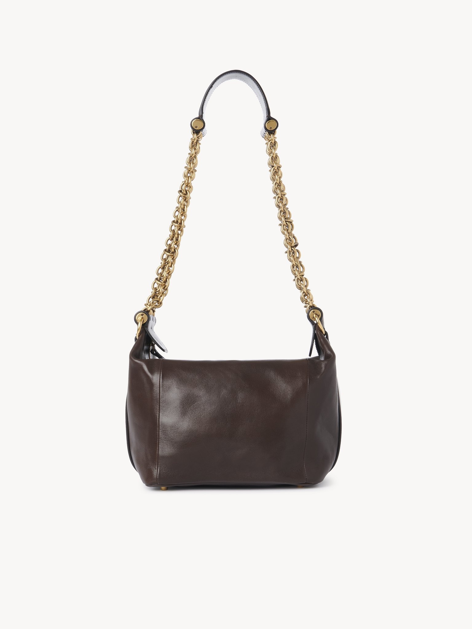 CAMERA CHAIN BAG IN SHINY LEATHER - 5