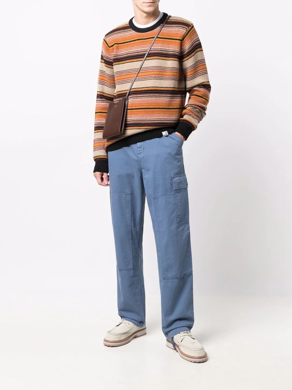 Tuscon striped crew-neck jumper - 2