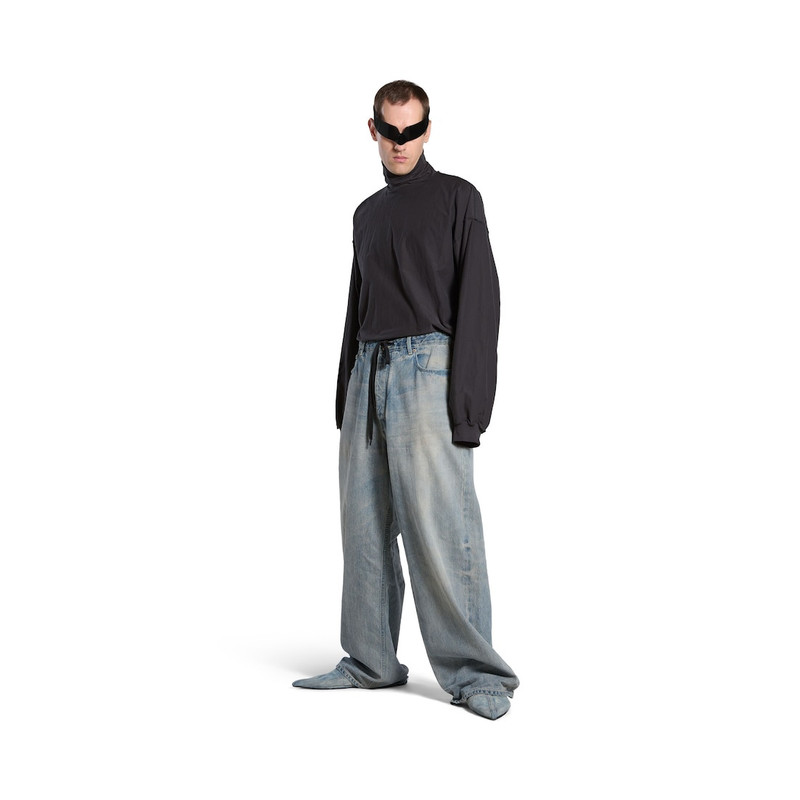 BALENCIAGA Oversized Baggy Pants in Light Blue outlook