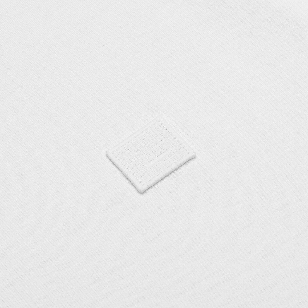 ACNE STUDIOS FACE PATCH T-SHIRT - OPTIC WHITE - 3