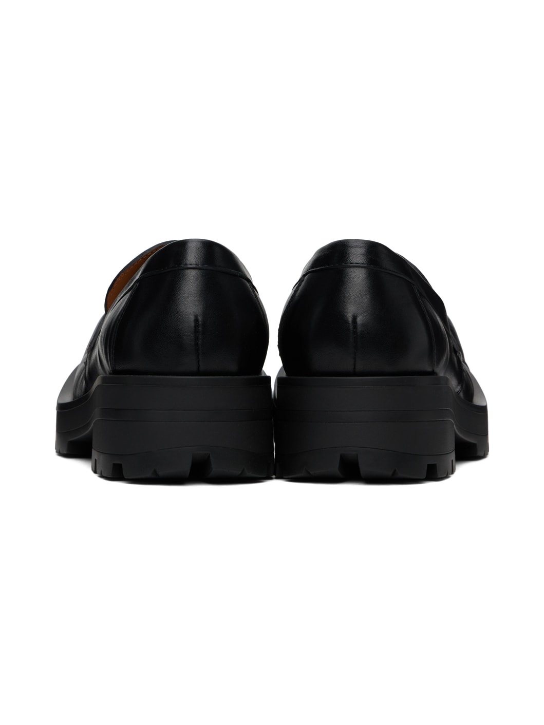 Black Sheathed Moggies Loafers - 2