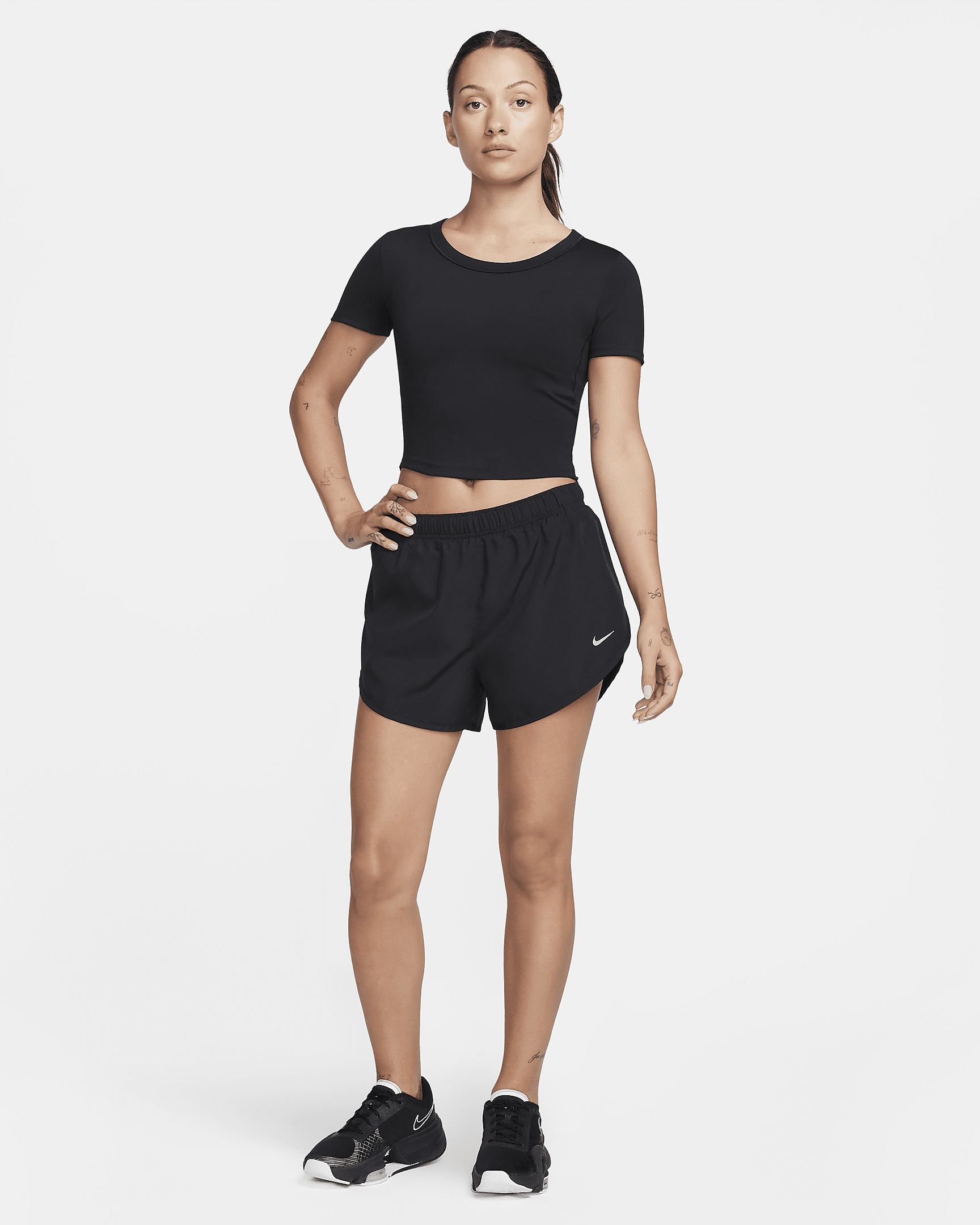 Nike One Fitted Women's Dri-FIT Short-Sleeve Cropped Top - 5