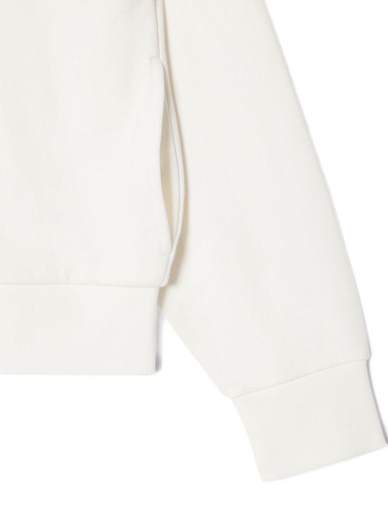 embroidered-logo jacket 6