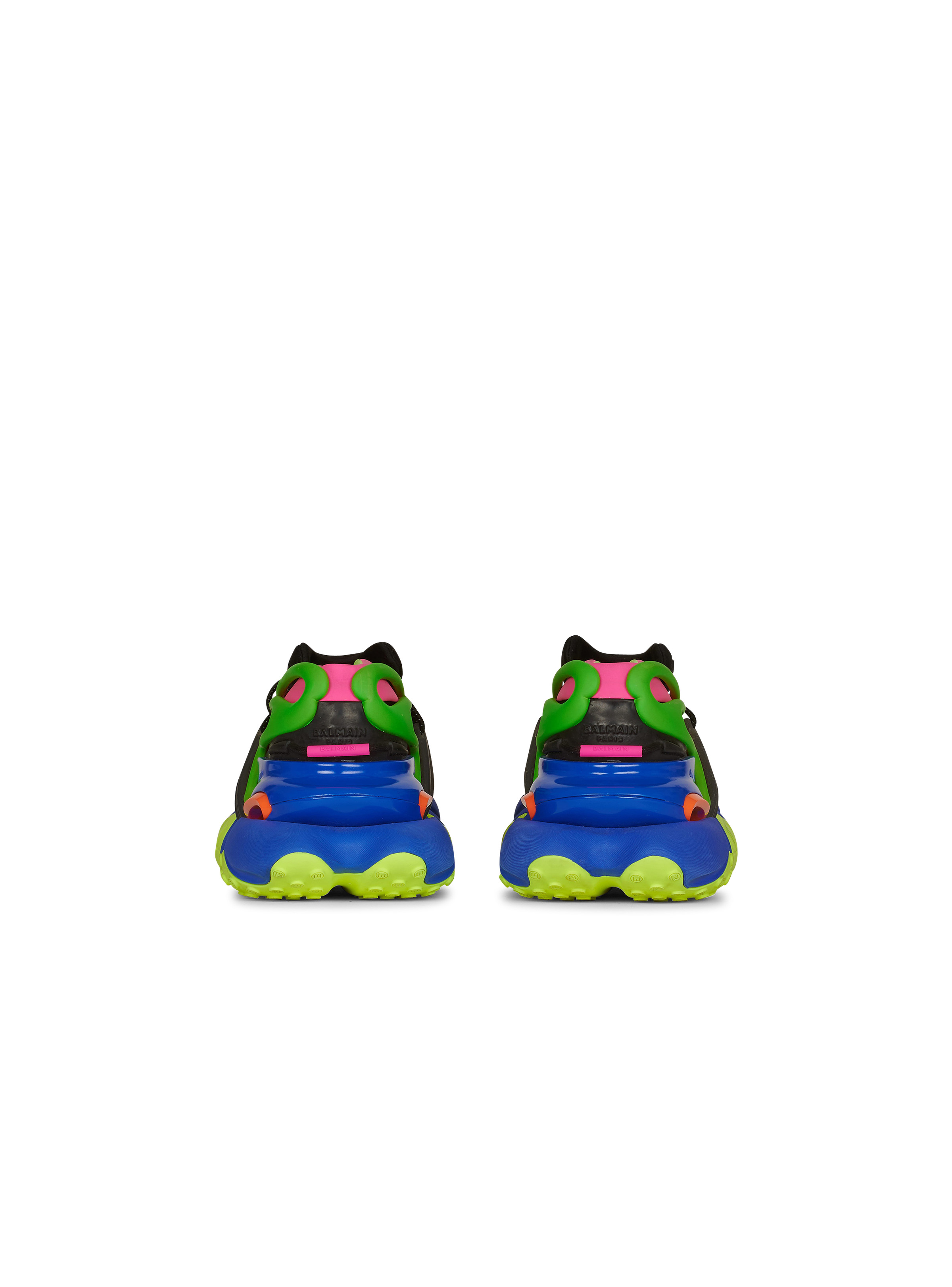 Multicolor neoprene and leather Unicorn low-top sneakers - 5