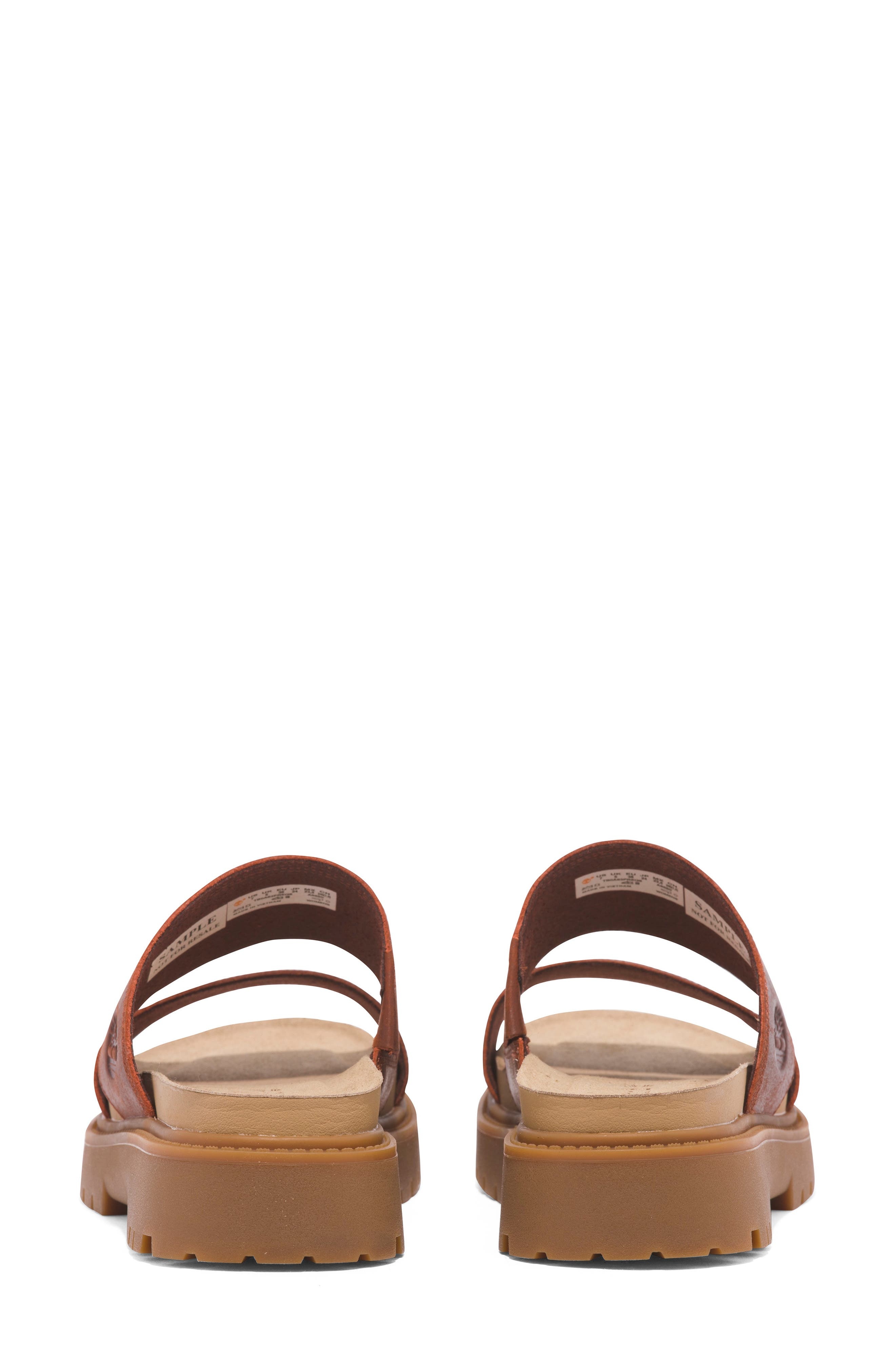 Timberland Clairemont Way Slide Sandal in Dark Red Full Grain at Nordstrom - 5