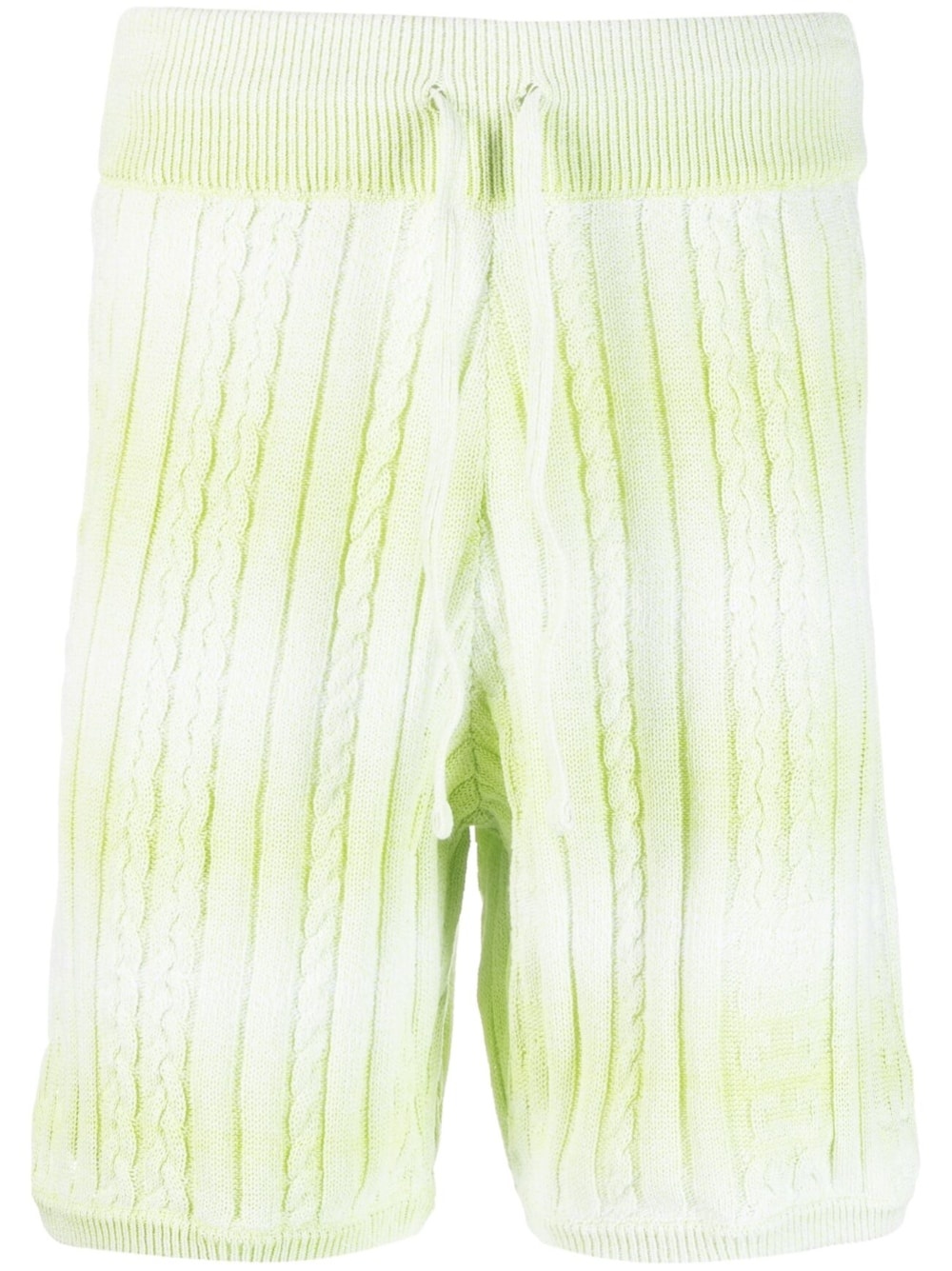 knitted degradé bermuda shorts - 1