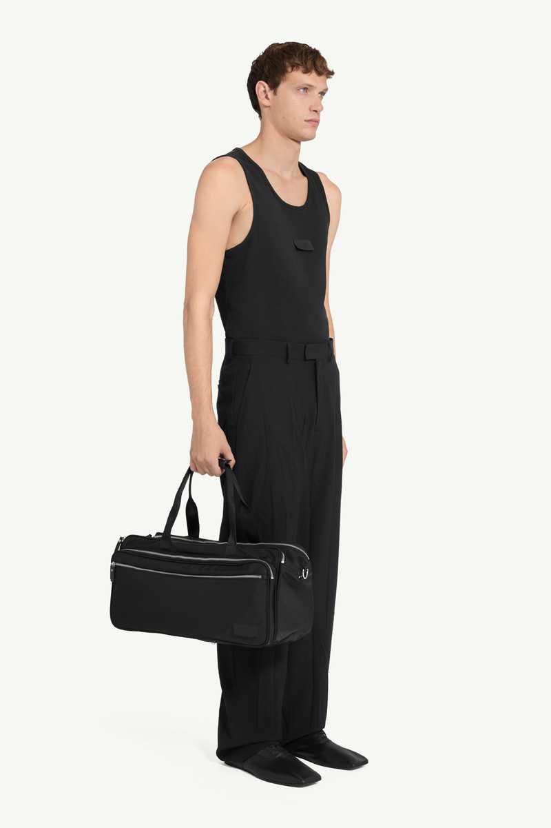 MM6 Maison Margiela Creased wool-blend trousers outlook