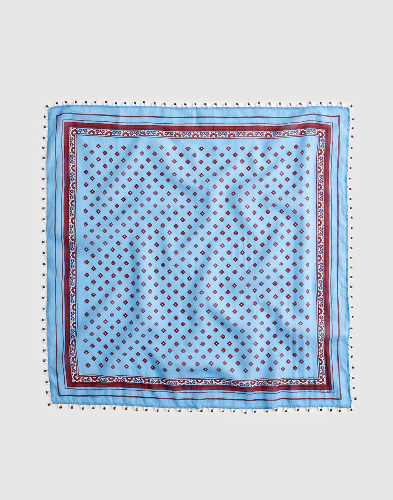 Beaded Bandana in Cotton Blend 1