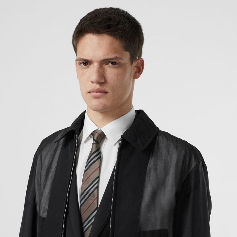 Classic Cut Icon Stripe Silk Tie 4