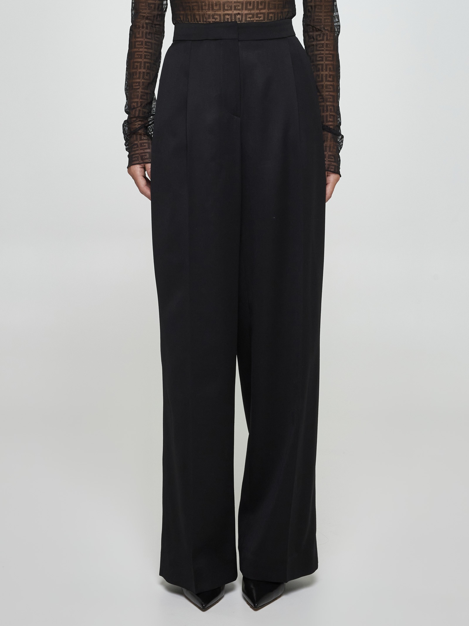 Tailored wool trousers - 3