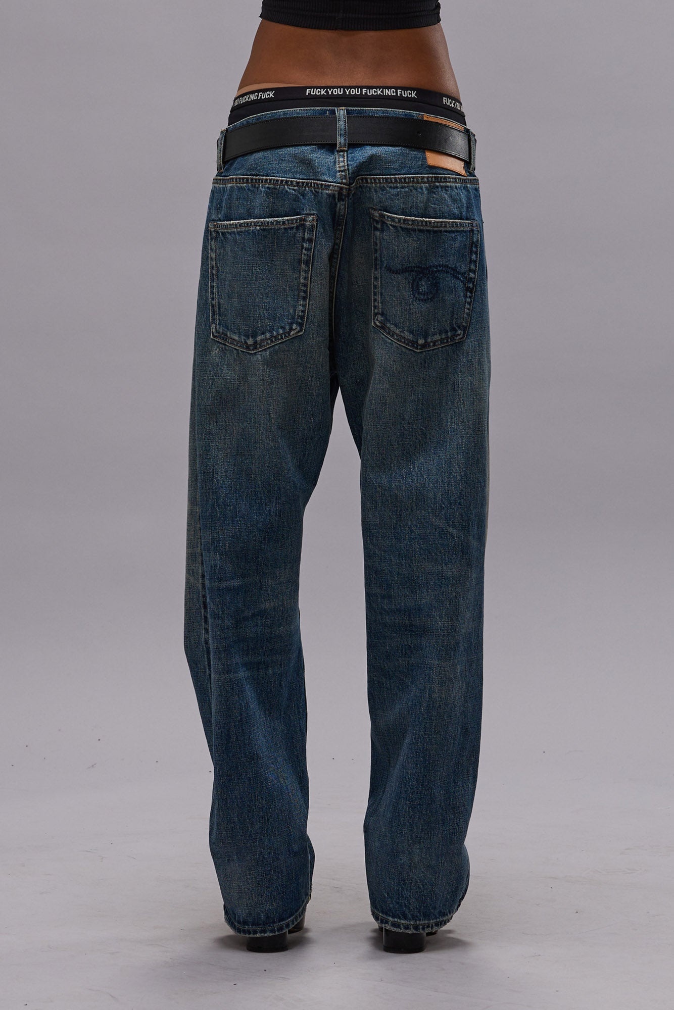 CUFFED X-BF JEAN - ASPEN SELVEDGE BLUE - R13 - 2