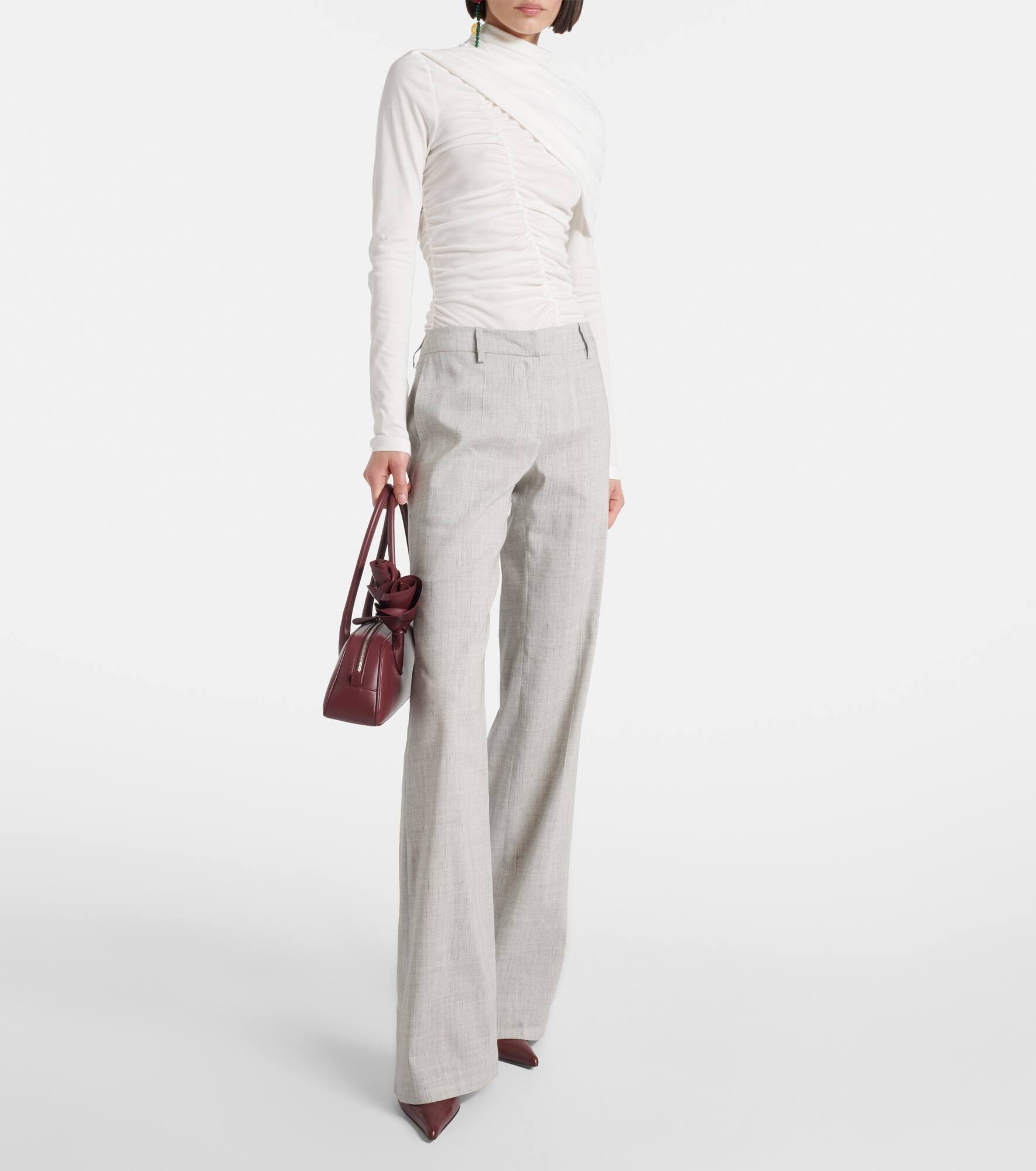 Draped cotton blouse - 2
