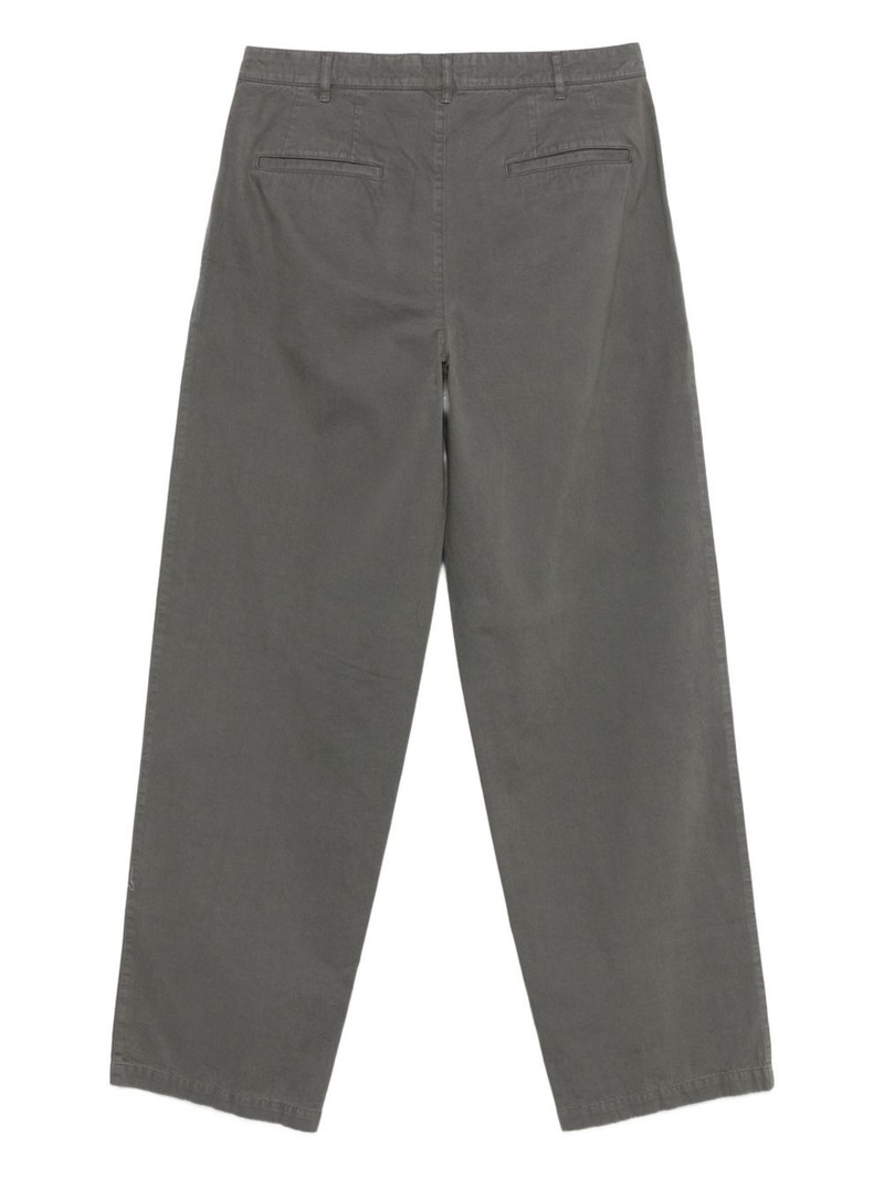 Aspesi pleated cotton straight-leg trousers outlook