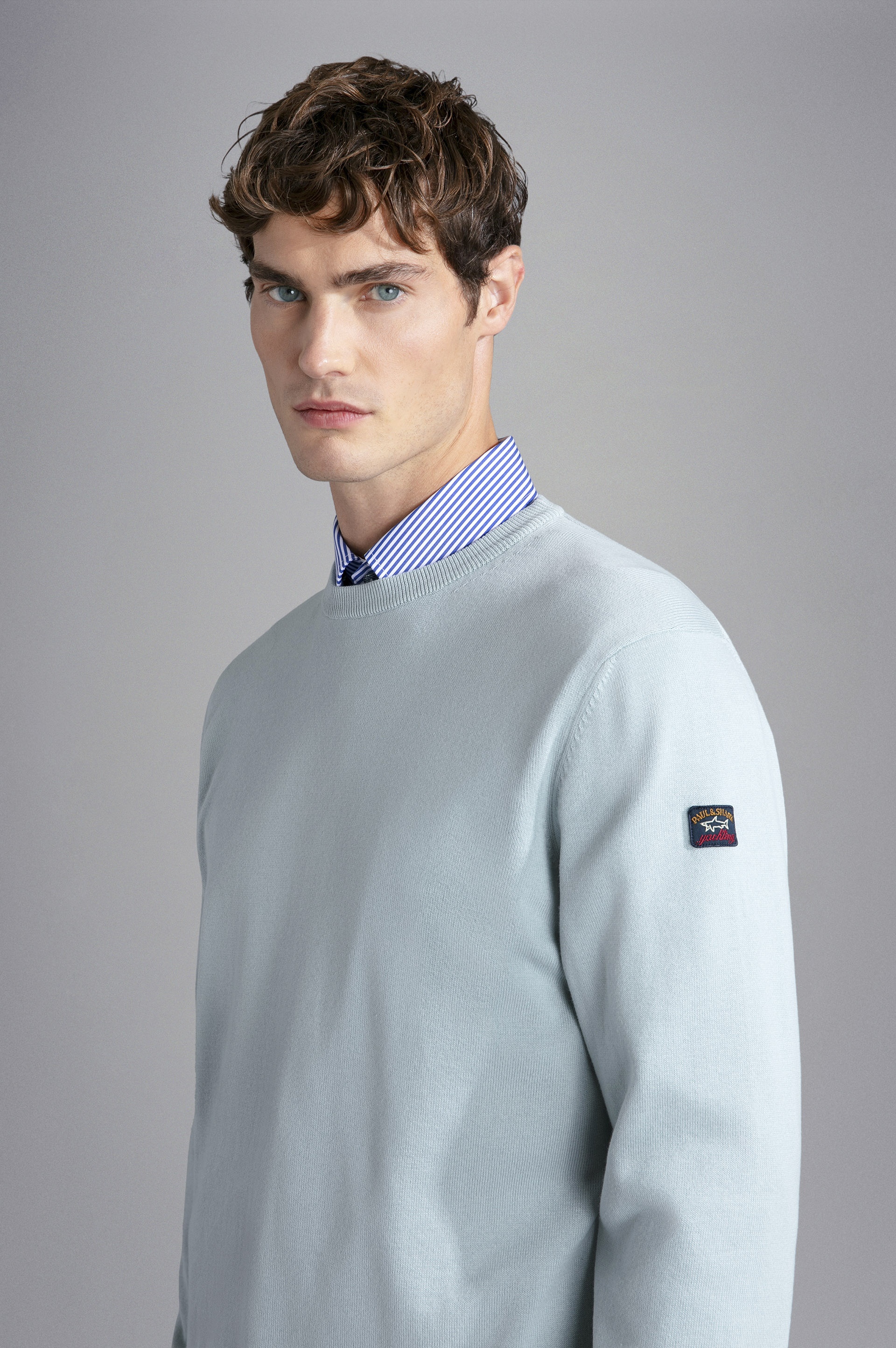 GARMENT DYED PIMA COTTON JUMPER - 4