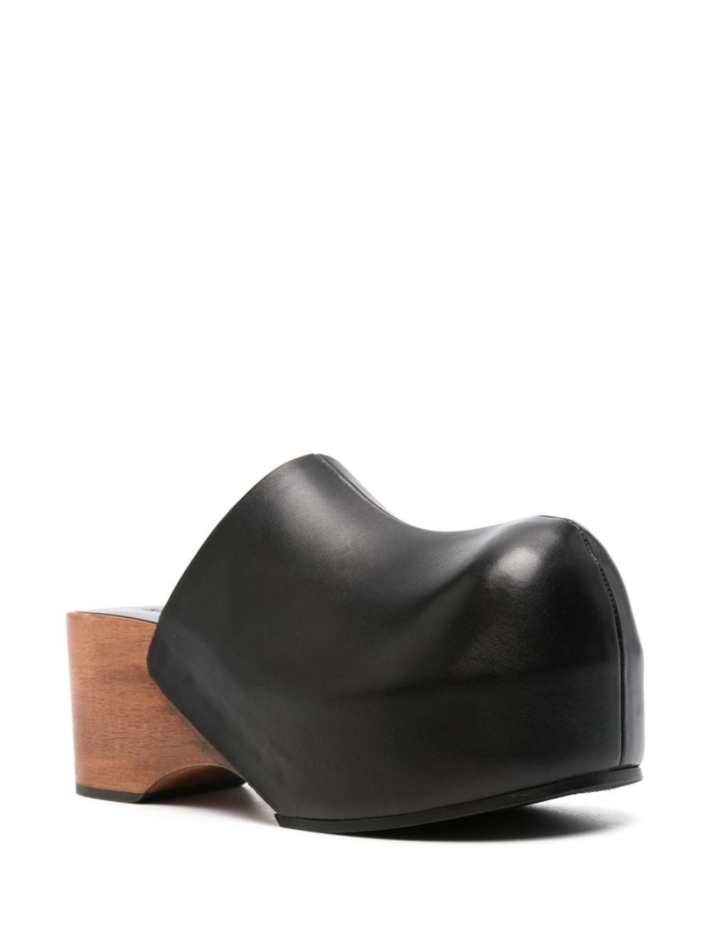 wooden-platform clogs - 2