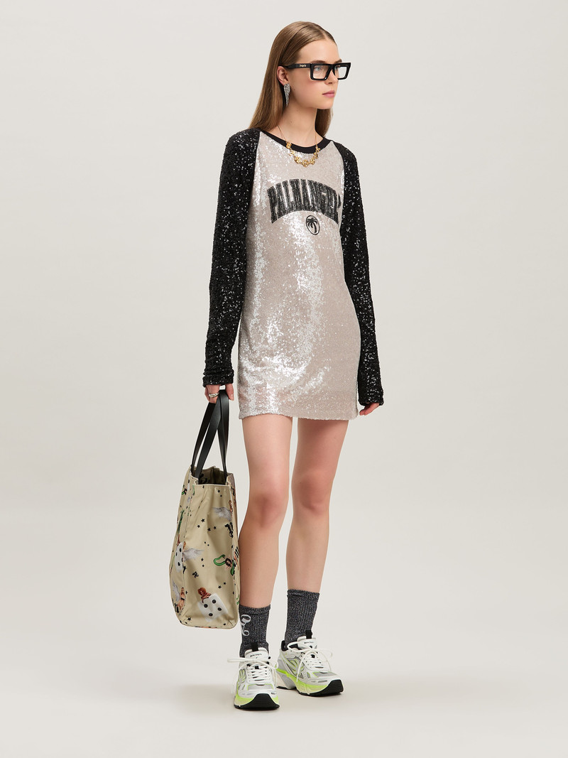 Palm Angels College sequins dress outlook
