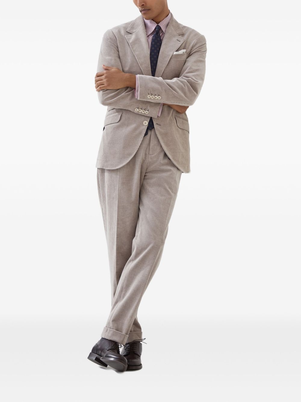 corduroy blazer - 2