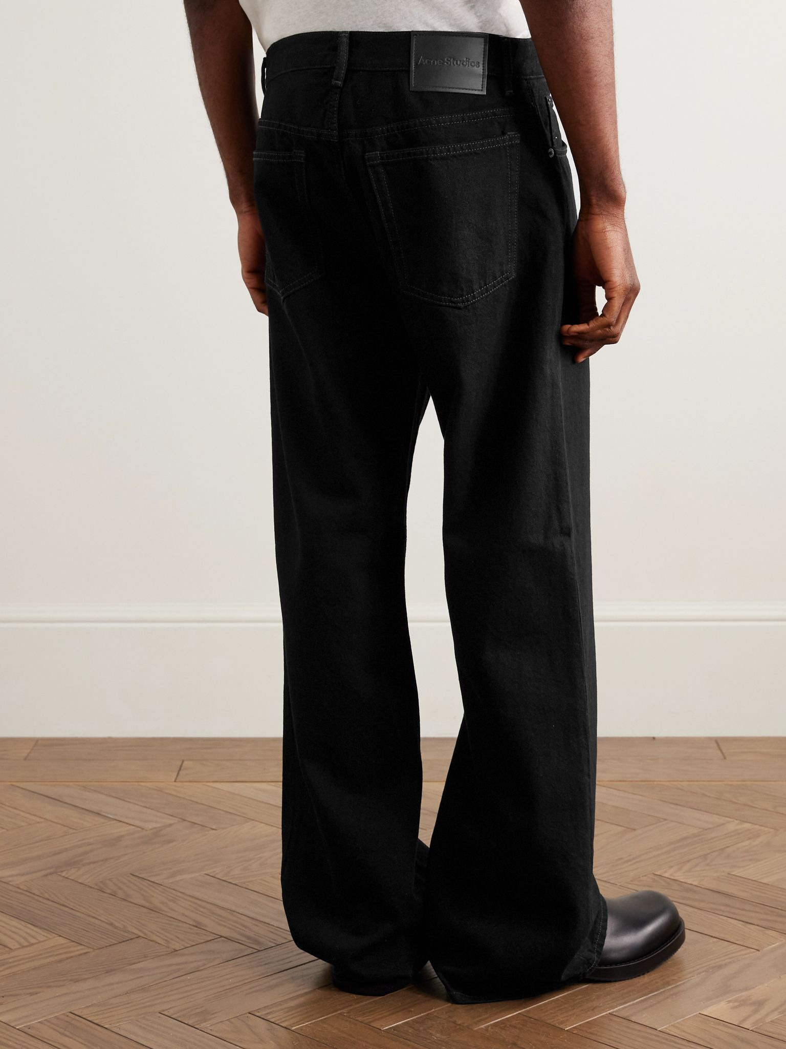 2021M Wide-Leg Jeans Black - 4