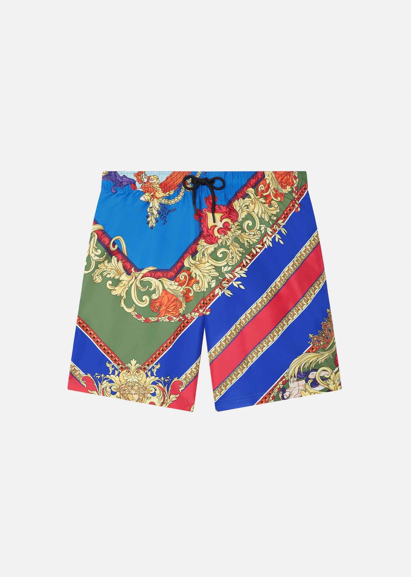 Medusa Renaissance Print Swim Shorts - 1