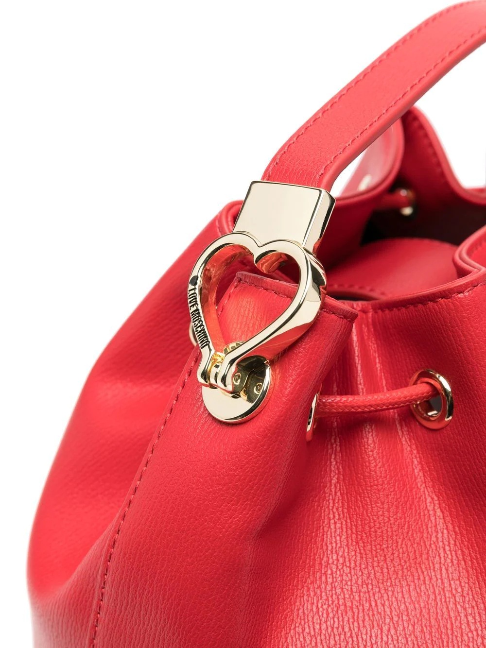 Fancy Heart logo-plaque bucket bag - 4