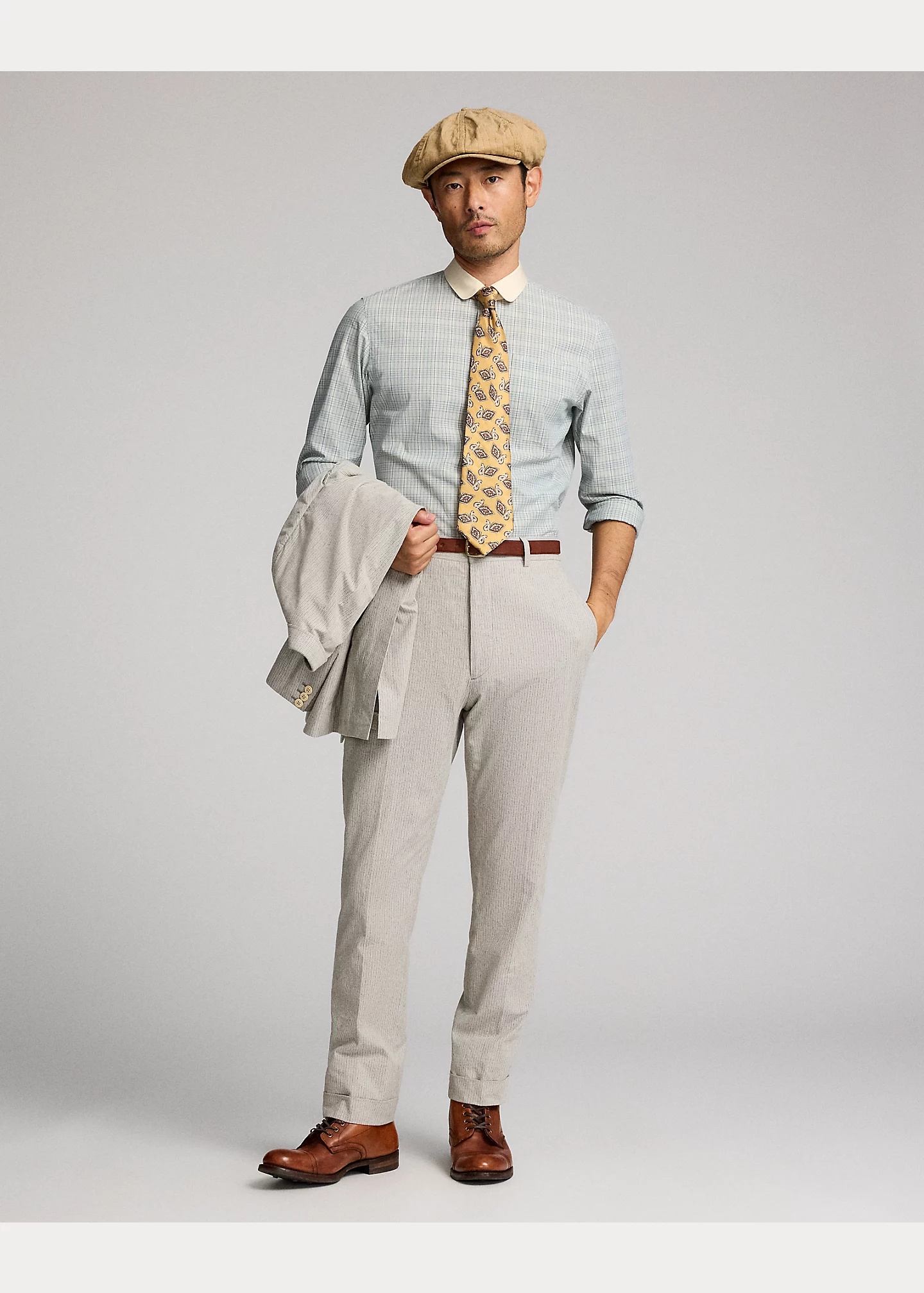Slim Fit Checked Dobby Shirt - 2