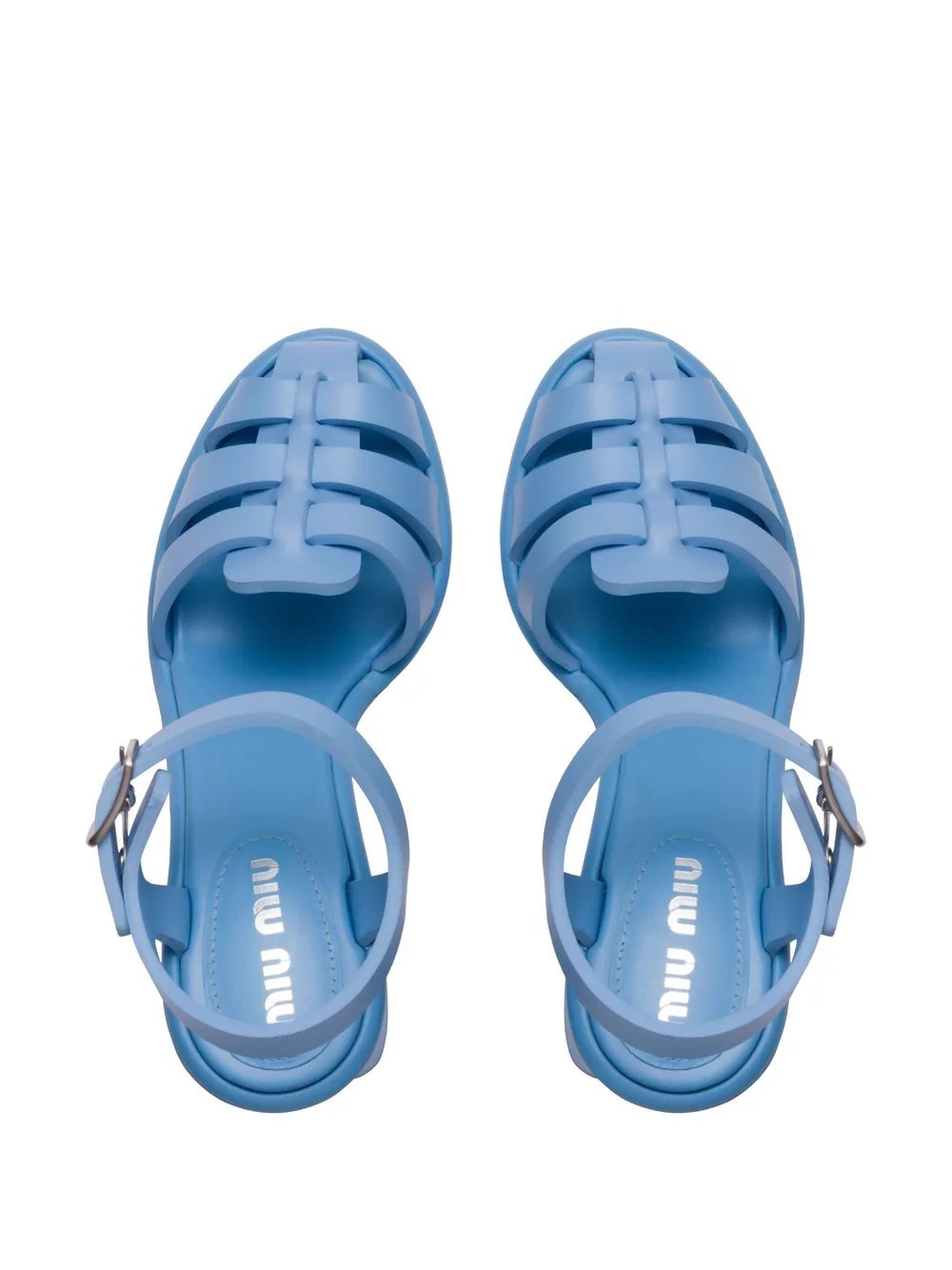EVA ankle strap 85mm sandals - 4