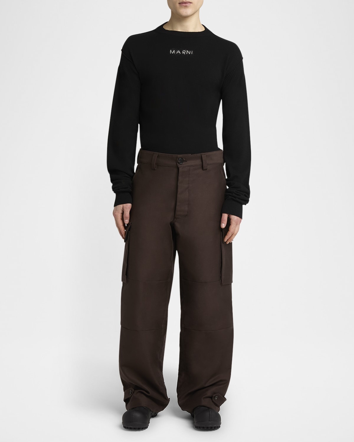 Men's Compact Cotton Moleskin Cargo Pants - 3