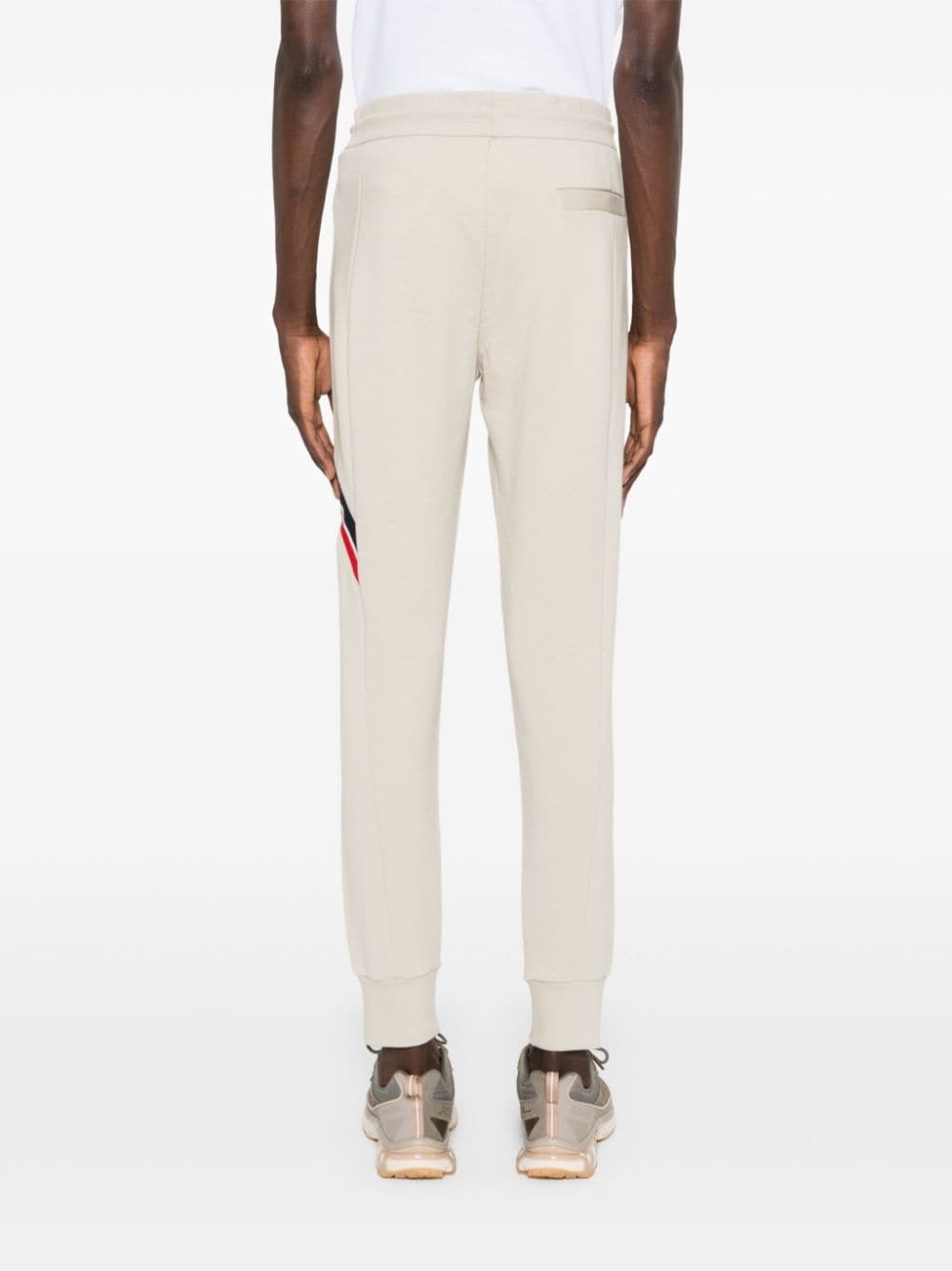 stripe-detail logo-appliqué track pants - 4
