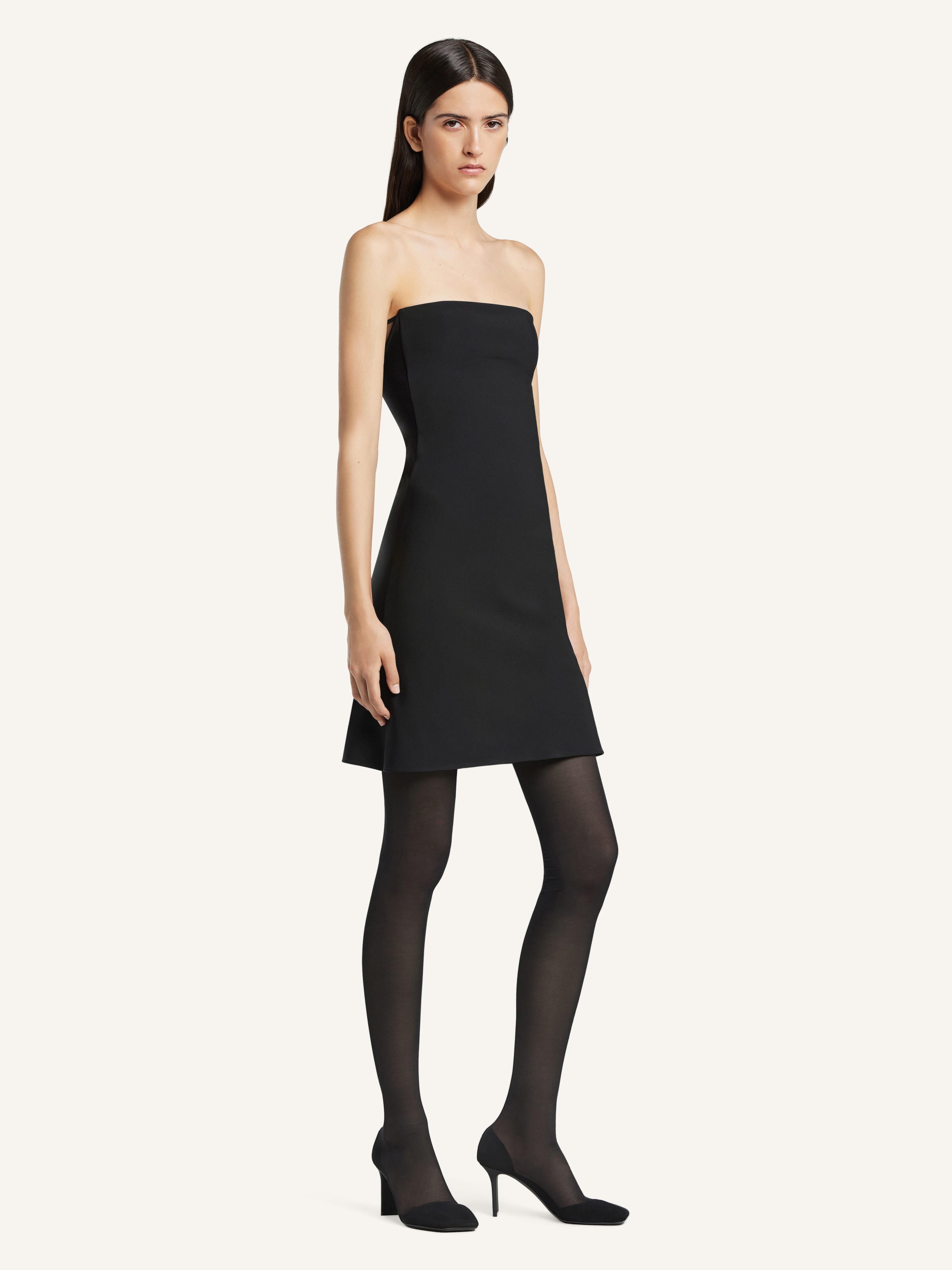 BUSTIER LINGERIE JERSEY DRESS - 3