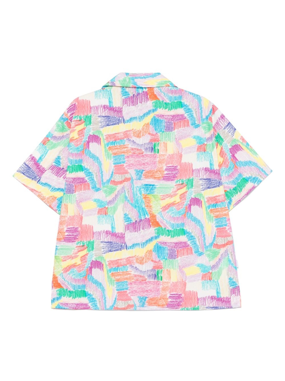 abstract-print shirt - 2