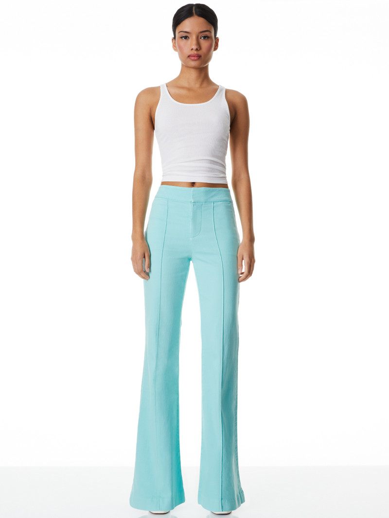 Alice + Olivia DYLAN HIGH WAISTED WIDE LEG JEAN outlook