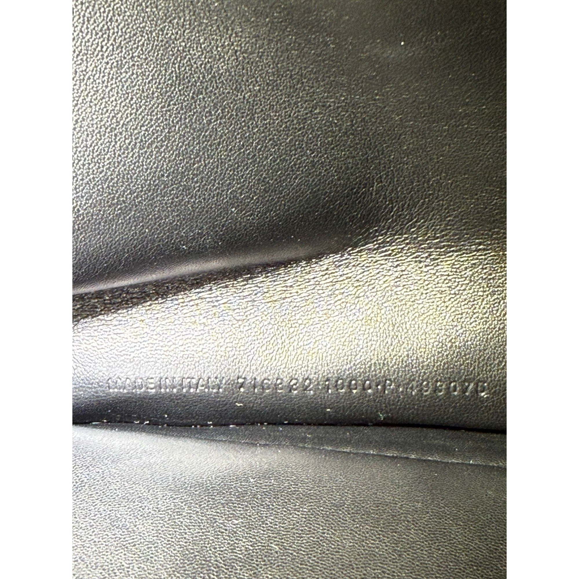 Balenciaga Large Crush Leather Matte Black Quilted  Shoulder Bag - 15