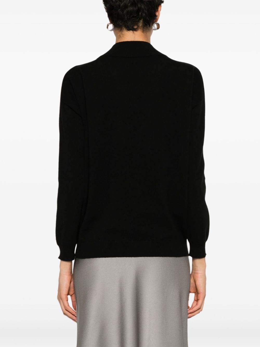 V-neck cashmere sweater - 5