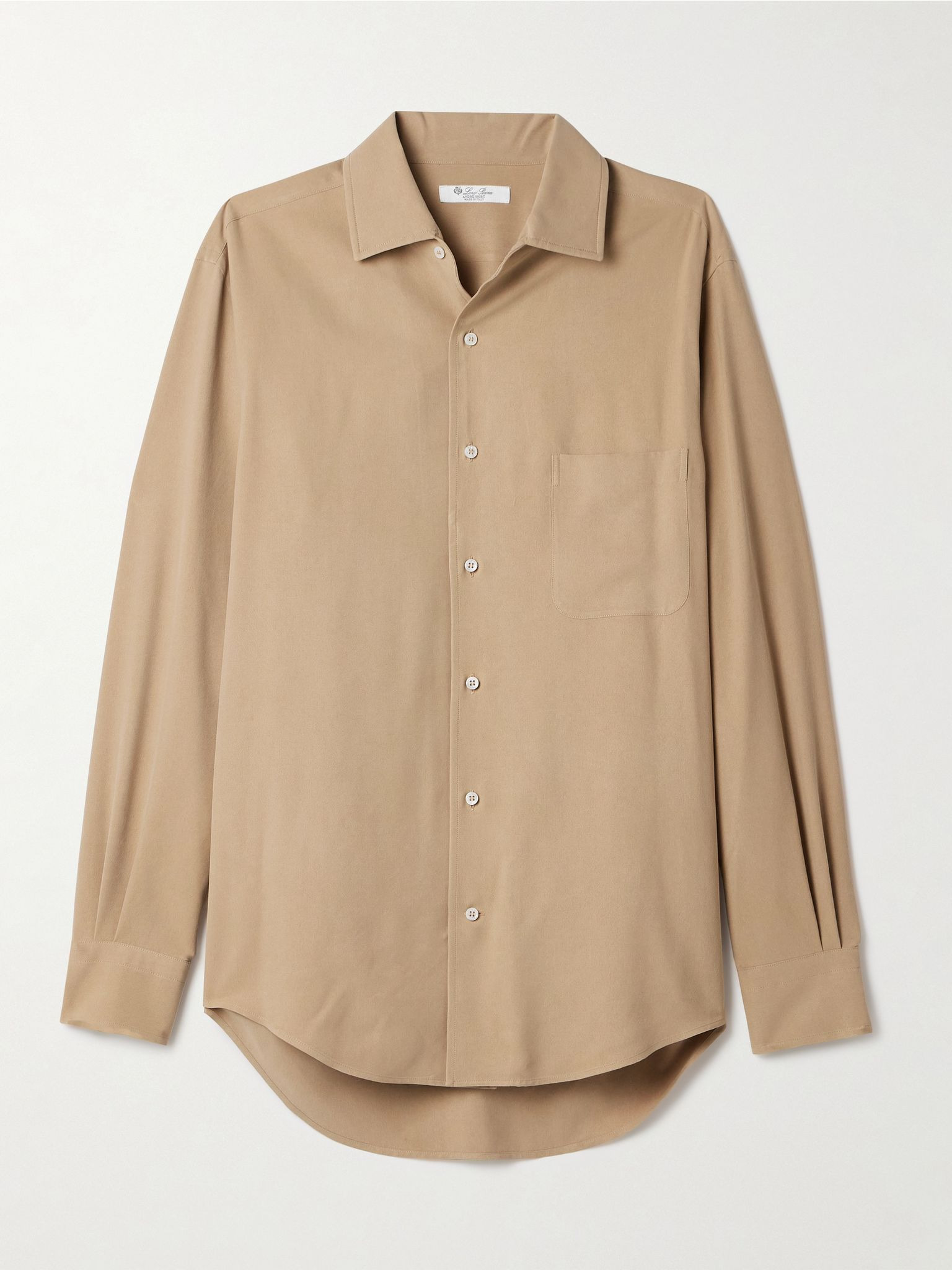 Andre silk shirt Beige - 1