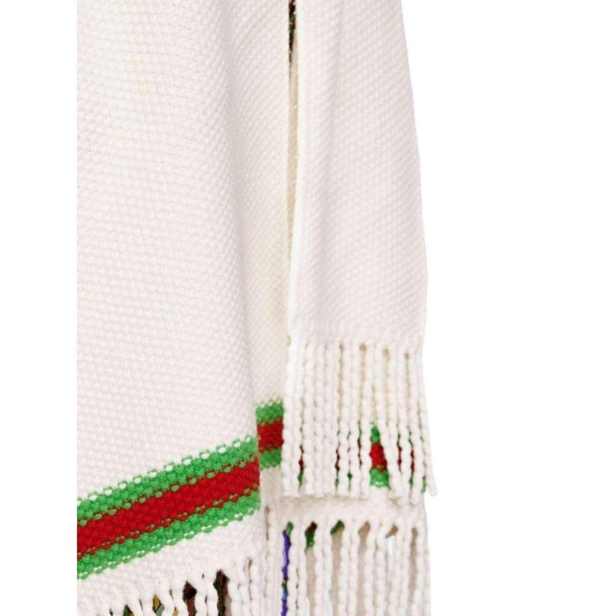 Cape with Oversize Wool Scarf - 5