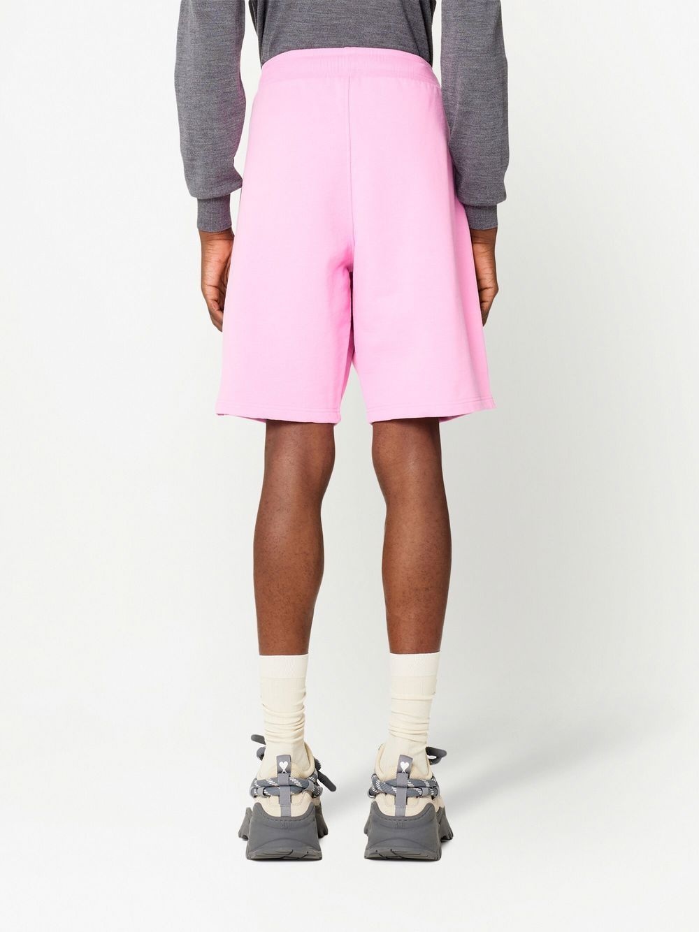 embroidered-logo track shorts - 5
