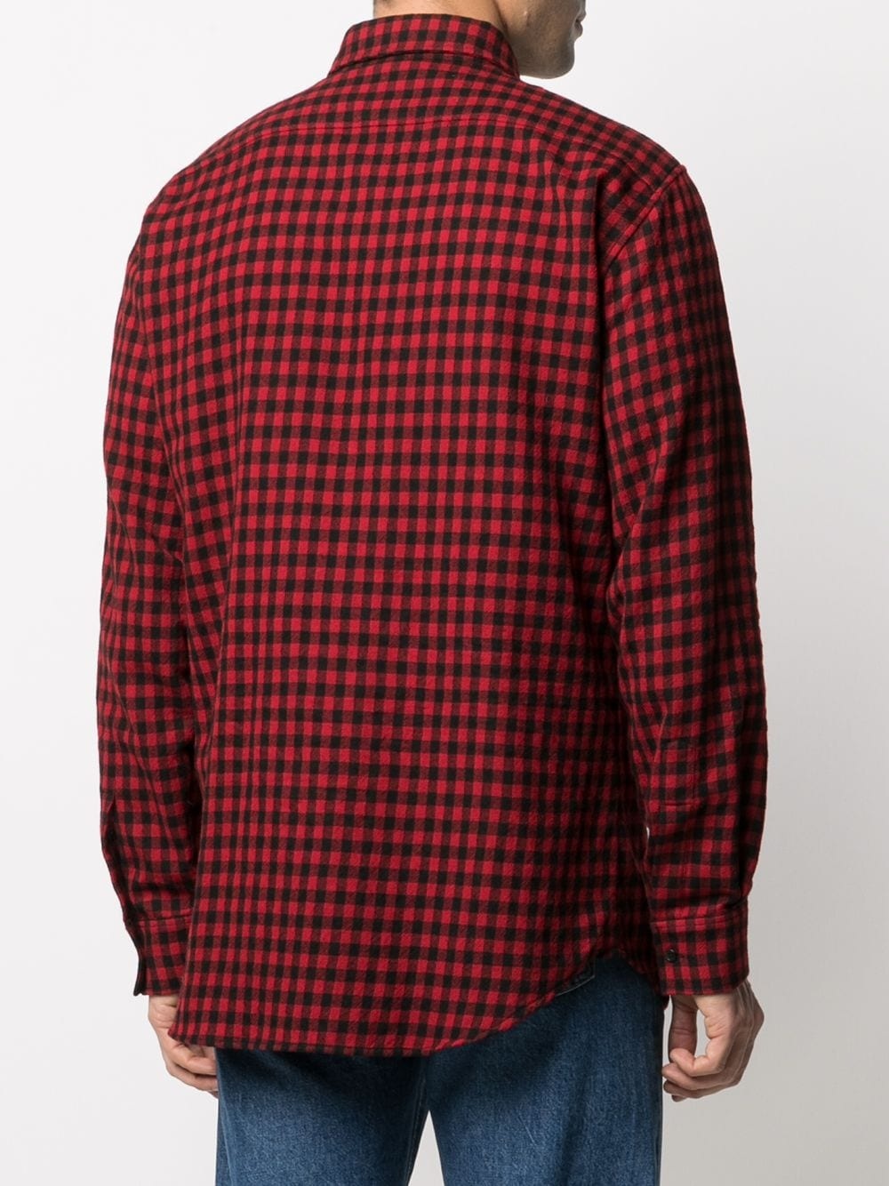 checked long-sleeve shirt - 4